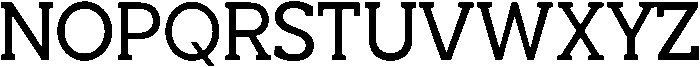 Noverion Slab Regular otf (400) Font UPPERCASE