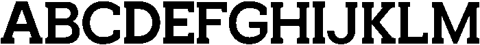 Noverion Slab Semi Bold otf (600) Font UPPERCASE