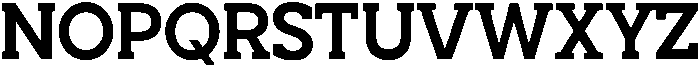Noverion Slab Semi Bold otf (600) Font UPPERCASE