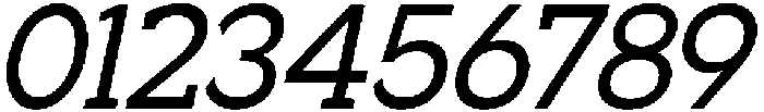 Noverion Slab Slanted otf (400) Font OTHER CHARS