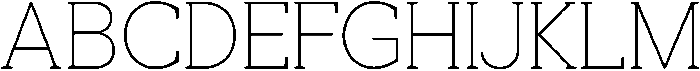 Noverion Slab Thin otf (100) Font UPPERCASE