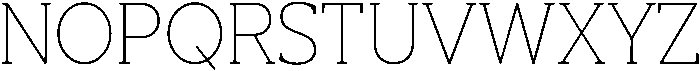 Noverion Slab Thin otf (100) Font UPPERCASE