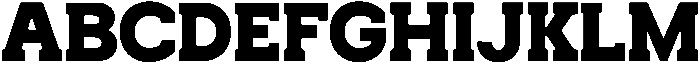 Noverion Slab Variable Black ttf (900) Font UPPERCASE