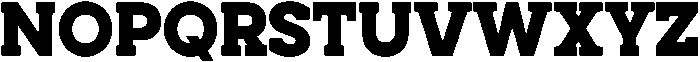 Noverion Slab Variable Black ttf (900) Font UPPERCASE