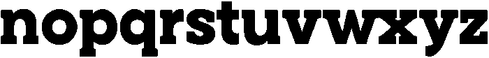 Noverion Slab Variable Black ttf (900) Font LOWERCASE