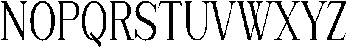 Noveris Serif Condensed otf (400) Font UPPERCASE