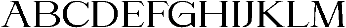 Noveris Serif Expanded otf (400) Font UPPERCASE