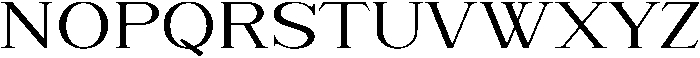 Noveris Serif Expanded otf (400) Font UPPERCASE