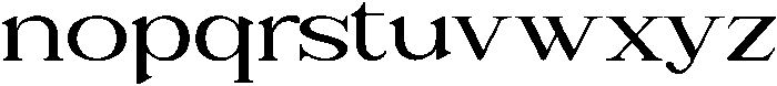 Noveris Serif Expanded otf (400) Font LOWERCASE