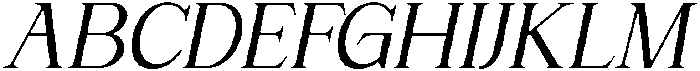 Noveris Serif Slant otf (400) Font UPPERCASE