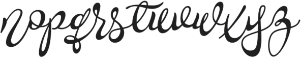 Novety Script Italic Bold otf (700) Font LOWERCASE