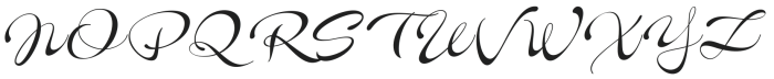 Novety Script Italic otf (400) Font UPPERCASE