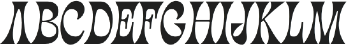 Nower Regular otf (400) Font UPPERCASE