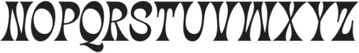 Nower Regular otf (400) Font UPPERCASE