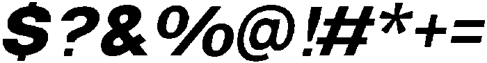 NoxEternis-BoldItalic otf (700) Font OTHER CHARS