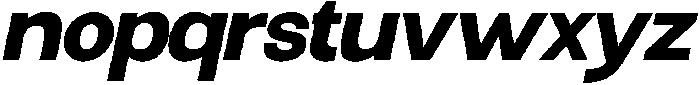 NoxEternis-BoldItalic otf (700) Font LOWERCASE