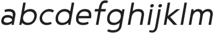 Noyh Geometric SemiLight Italic otf (300) Font LOWERCASE