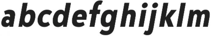 Noyh Geometric Slim Bold Italic otf (700) Font LOWERCASE