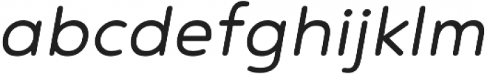 Noyh R SemiLight Italic otf (300) Font LOWERCASE
