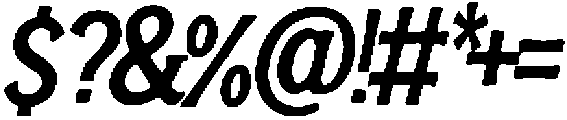 Noza ttf (400) Font OTHER CHARS