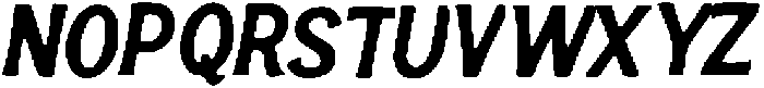 Noza ttf (400) Font LOWERCASE