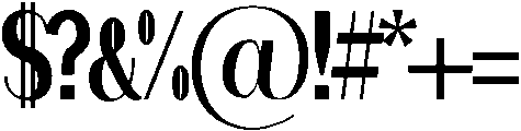 nova otf (400) Font OTHER CHARS