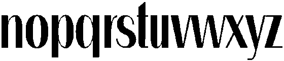 nova otf (400) Font LOWERCASE