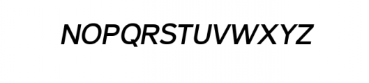 Noirden-BoldOblique.ttf Font UPPERCASE