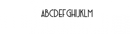 Noirside.otf Font UPPERCASE