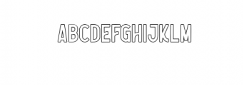 Nootdorp Line.otf Font UPPERCASE