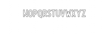 Nootdorp Line.otf Font UPPERCASE