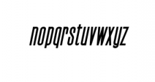 Nordams-Bold-italic.ttf Font LOWERCASE