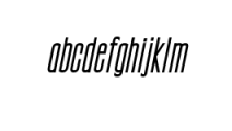 Nordams-Med-italic.ttf Font LOWERCASE