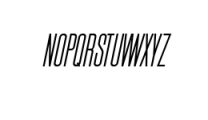 Nordams-Reg-italic.ttf Font UPPERCASE