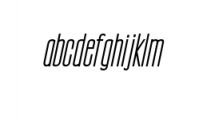 Nordams-Reg-italic.ttf Font LOWERCASE