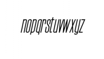 Nordams-Reg-italic.ttf Font LOWERCASE