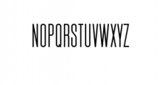 Nordams-Reg.ttf Font UPPERCASE