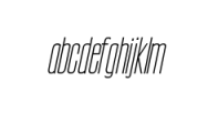 Nordams-light-italic.ttf Font LOWERCASE