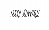 Nordams-light-italic.ttf Font LOWERCASE