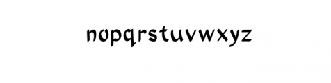 Norsanda.otf Font LOWERCASE