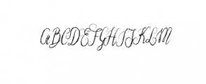 Nostar Script.otf Font UPPERCASE