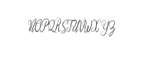 Nostar Script.otf Font UPPERCASE