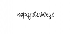 Novita.ttf Font LOWERCASE