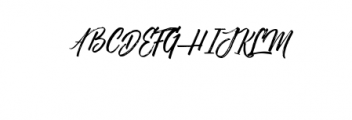 Novitha Script Font UPPERCASE