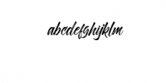 Novitha Script Font LOWERCASE