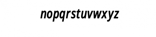 Novus-Italic.otf Font LOWERCASE