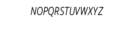 Novus-Light-Italic.otf Font UPPERCASE