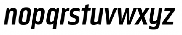 Nordikka Bold Italic Font LOWERCASE