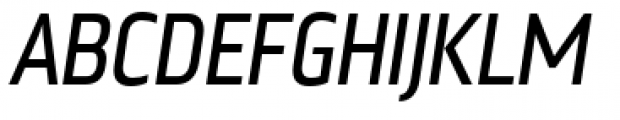 Nordikka Regular Italic Font UPPERCASE
