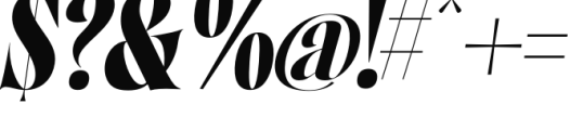 Norman Fat Italic Font OTHER CHARS